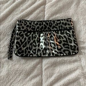 Express Leopard Print Wristlet